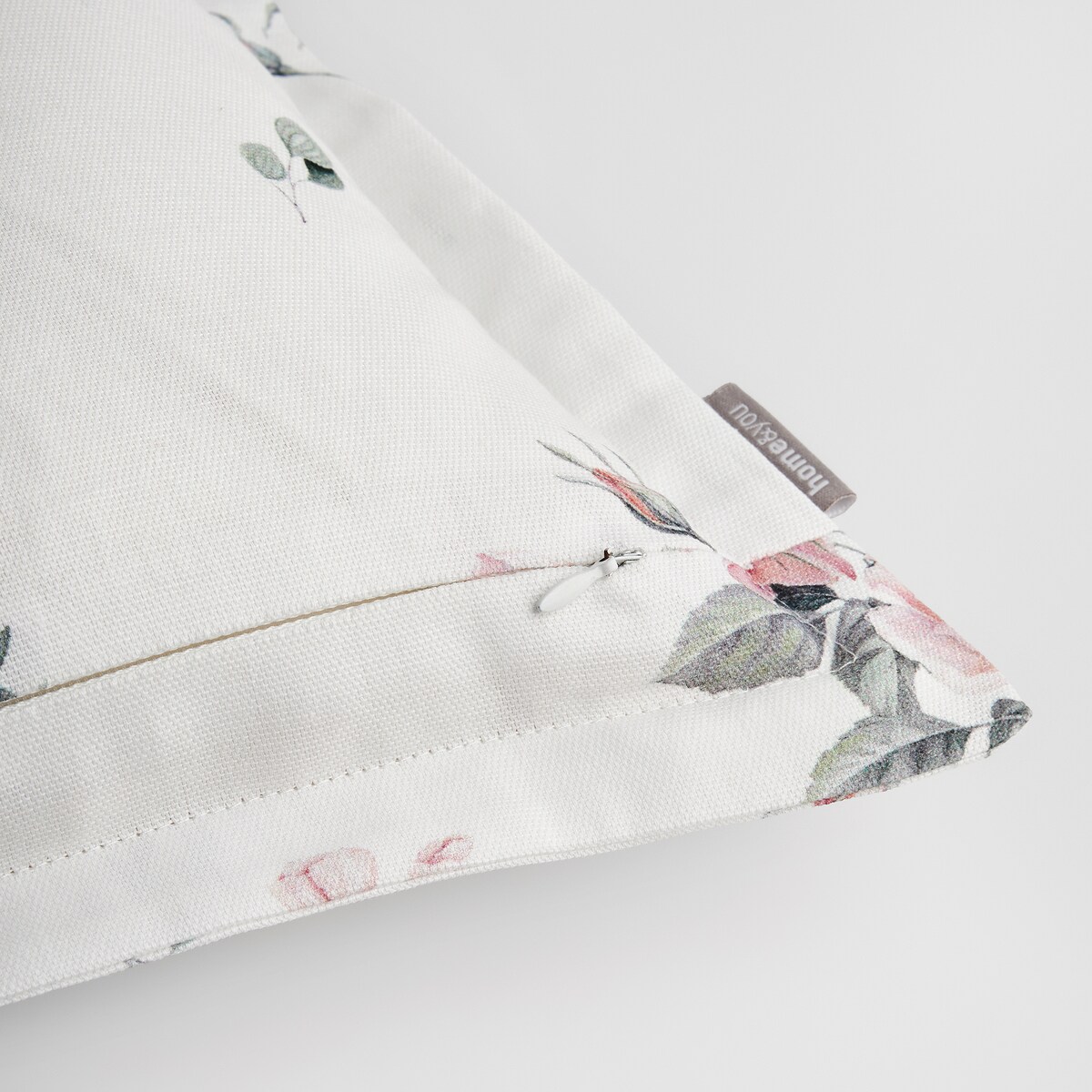 Poszewka z nadrukiem Charyor 45x45 cm z motywem kwiatowym