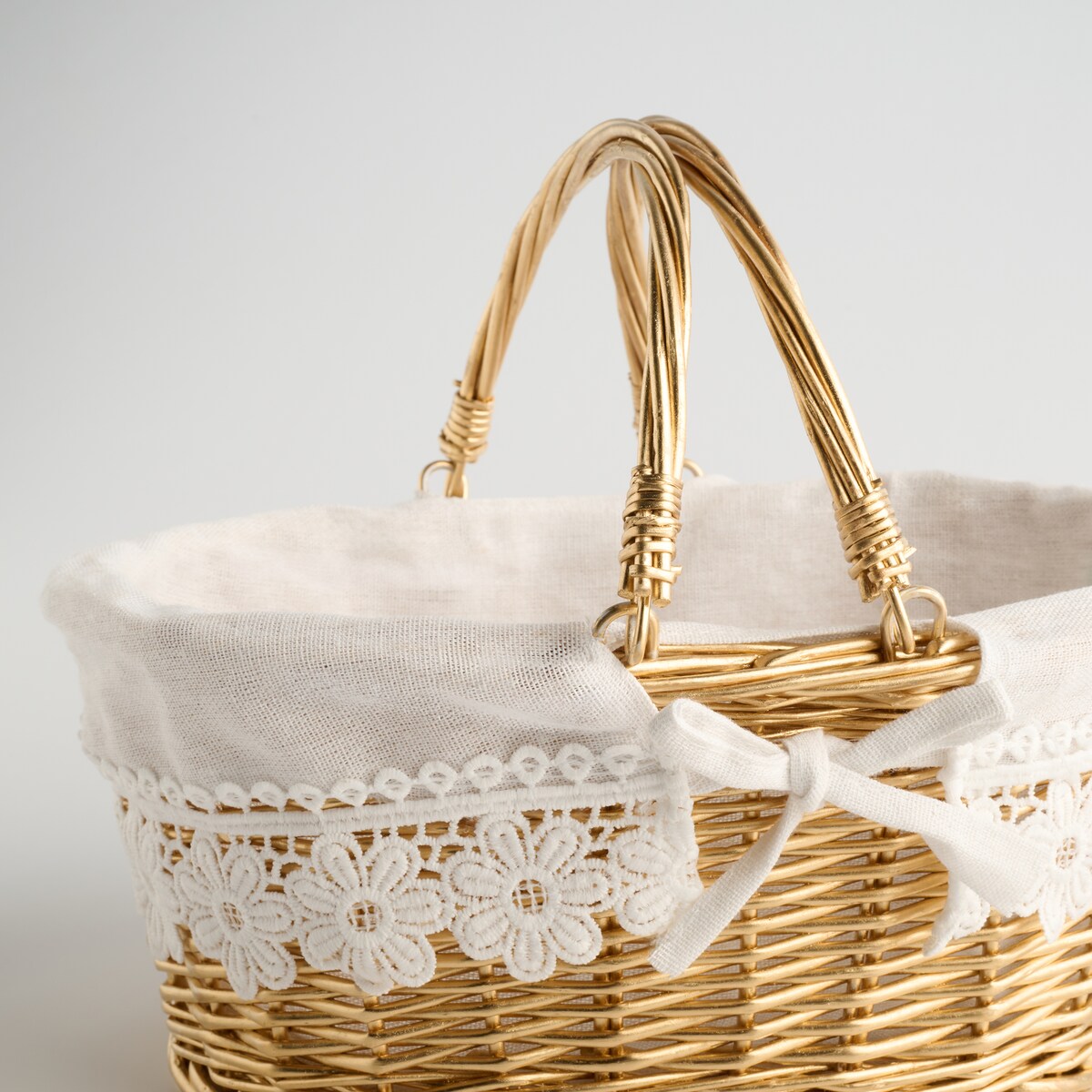 Koszyk z rączką Cabra 23x30 cm