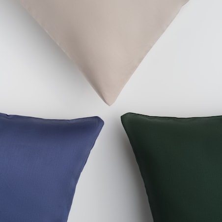 Jednobarwna poszewka z bawełny satynowej Satinette 40x40 cm