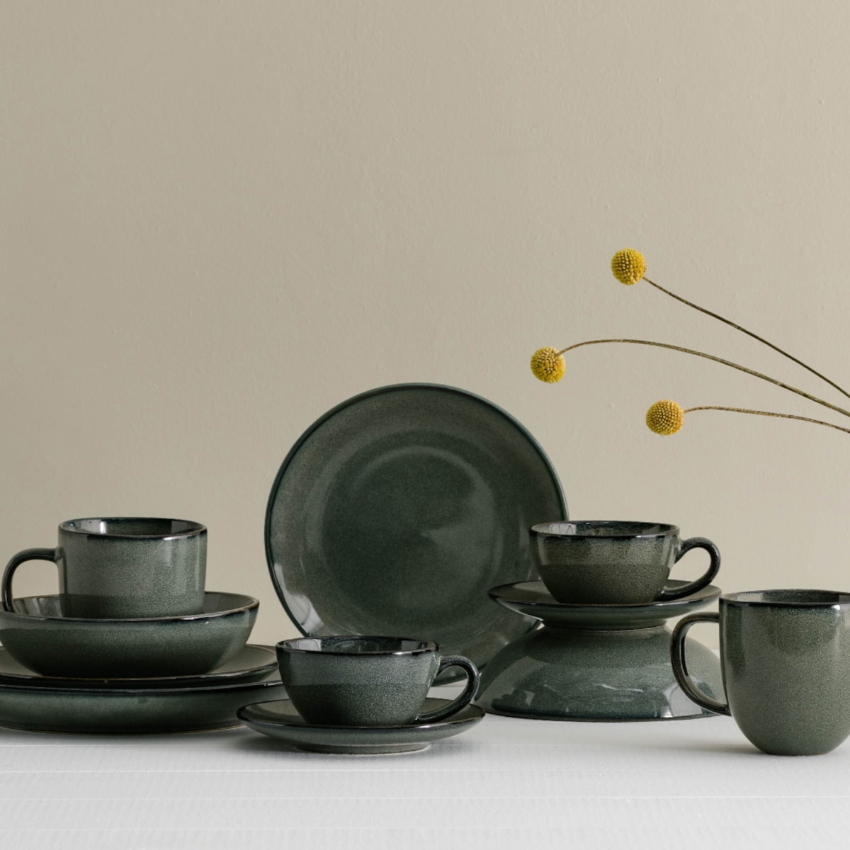 Zastawa stołowa Dobble Zielona