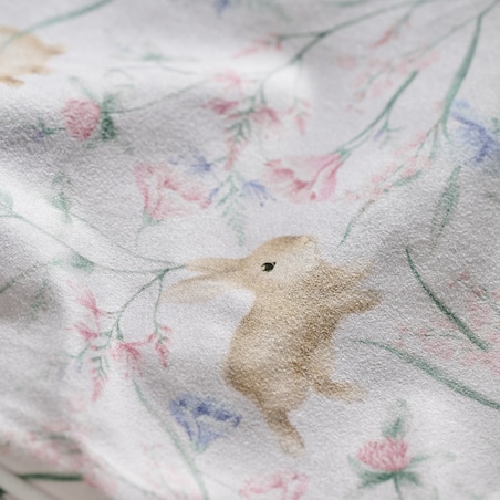 Bieżnik Welwetowy Kirossi 35x180 cm z motywem królika