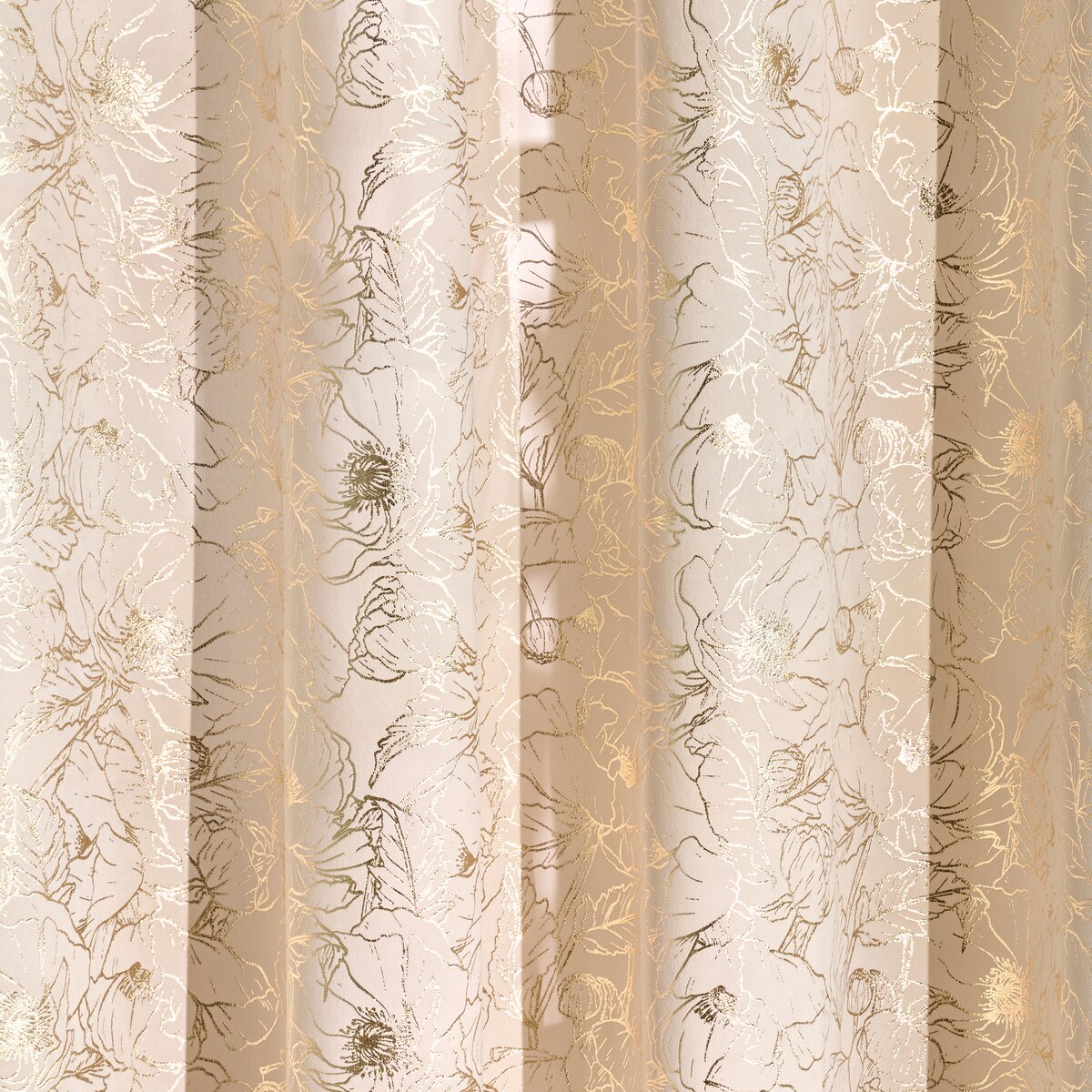 Zasłona z nadrukiem Casinosis 140x250 cm z motywem kwiatowym