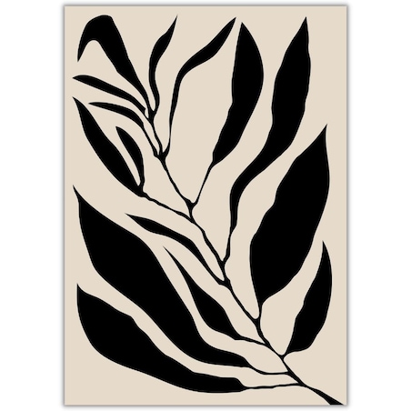 plakat black abstract 1 21x30 cm