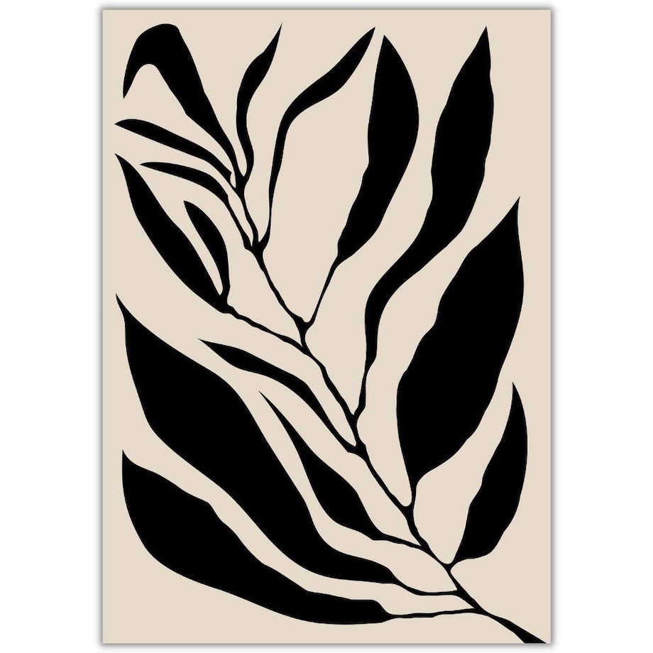 plakat black abstract 1 21x30 cm