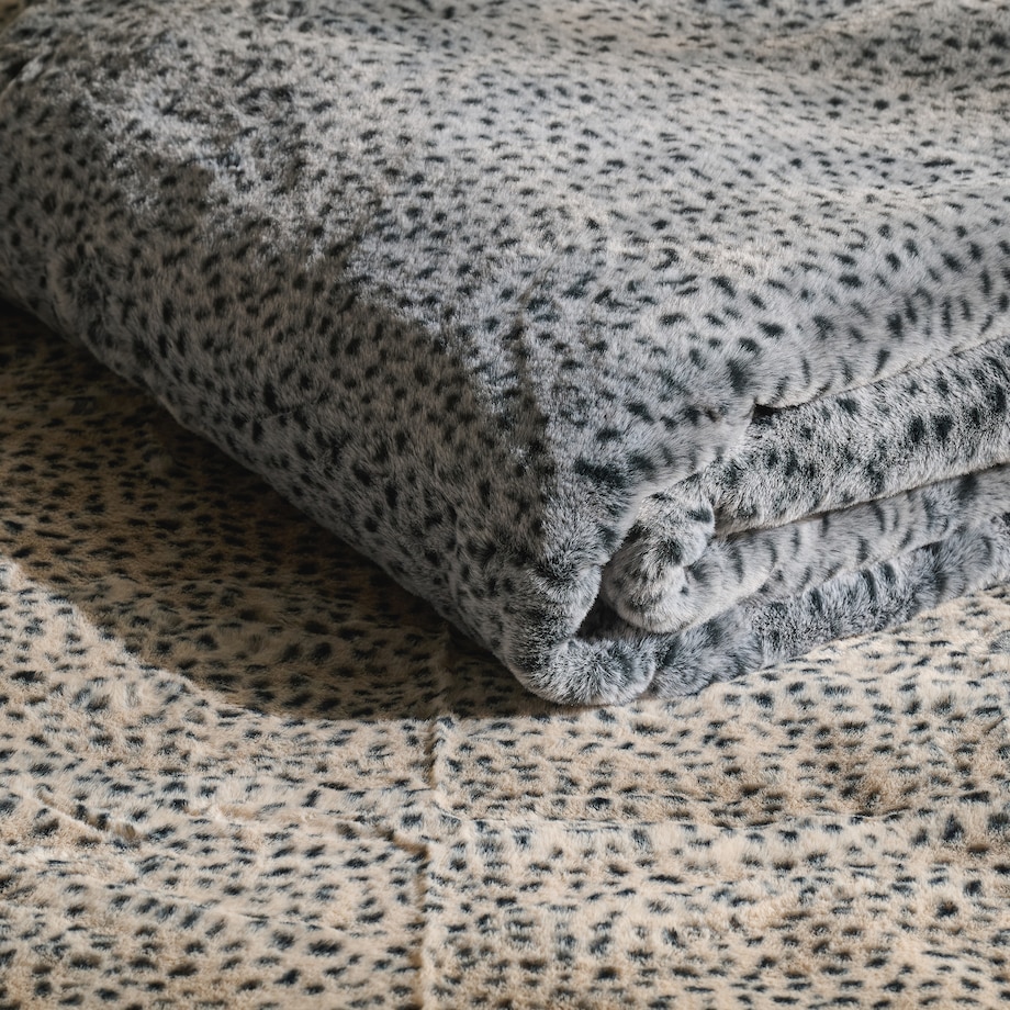 Narzuta Futrzana Lamperia 180x200 cm z motywem zwierzęcym