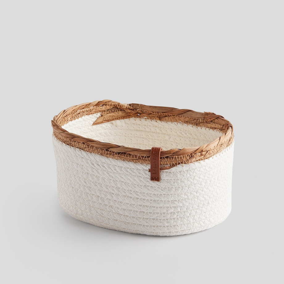 Koszyk do przechowywania z papierowej wikliny wilhelm