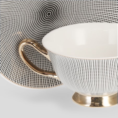 Filiżanka Ze Spodkiem Dottie w groszki