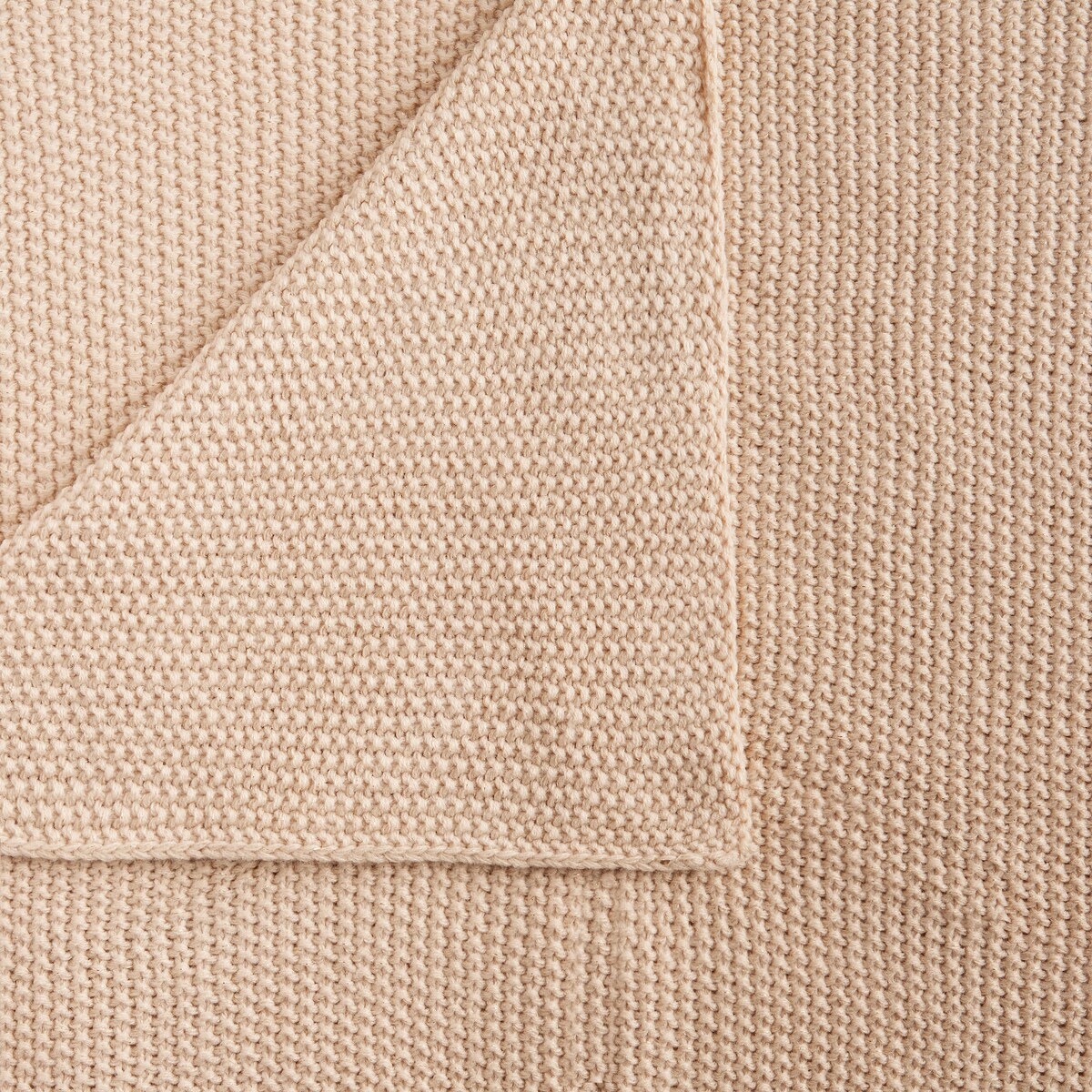 Jednokolorowy koc dzianinowy Zaldaris 130x170 cm