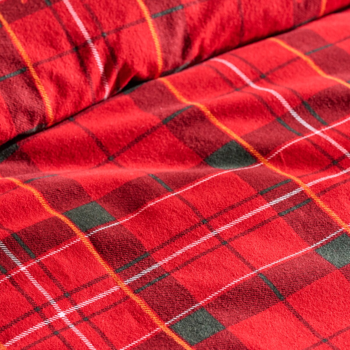 Pościel Flanelowa Coscaro 200x220 cm w kratę