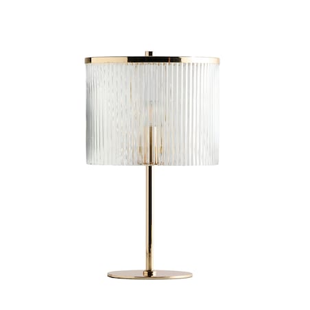 elegancka lampa stołowa ze szklanym kloszem majlis