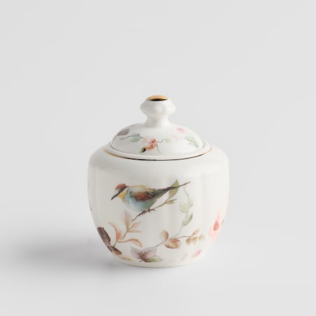 Cukiernica Botania z motywem roślinnym