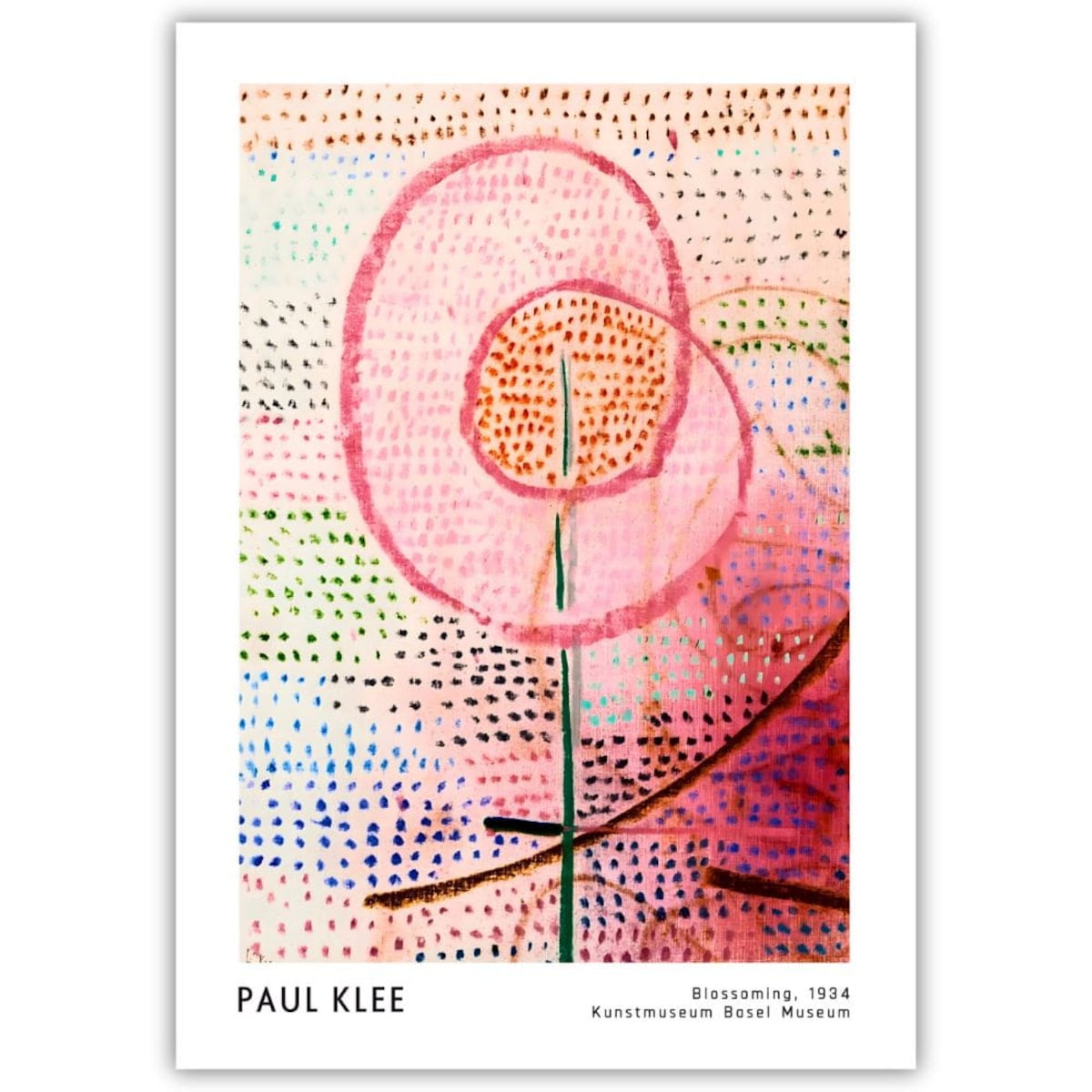 plakat paul klee blossoming 30x40