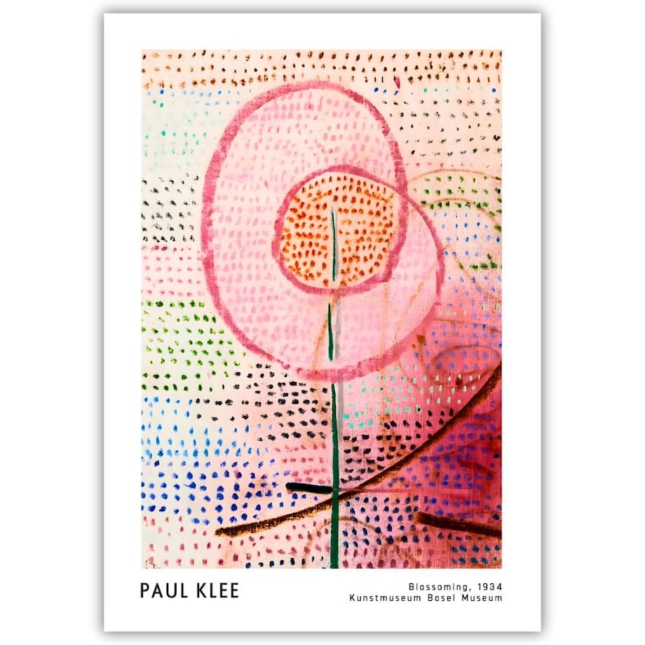 plakat paul klee blossoming 30x40