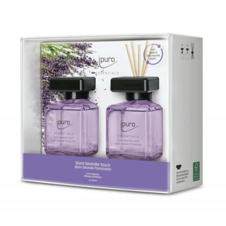 Zestaw prezentowy ipuro ESSENTIALS, Lavender Touch, 2 x 50 ml