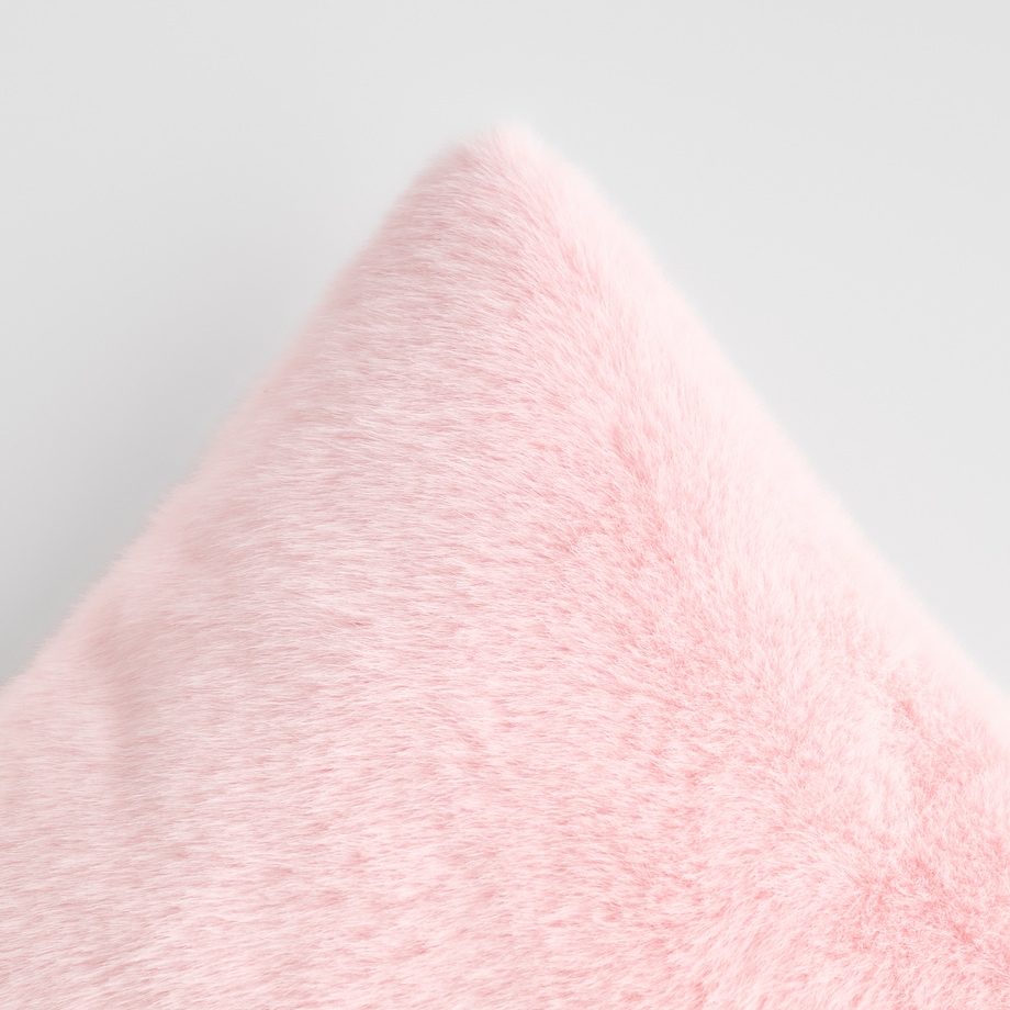 Poszewka Futrzana Molinio 45x45 cm w kratę