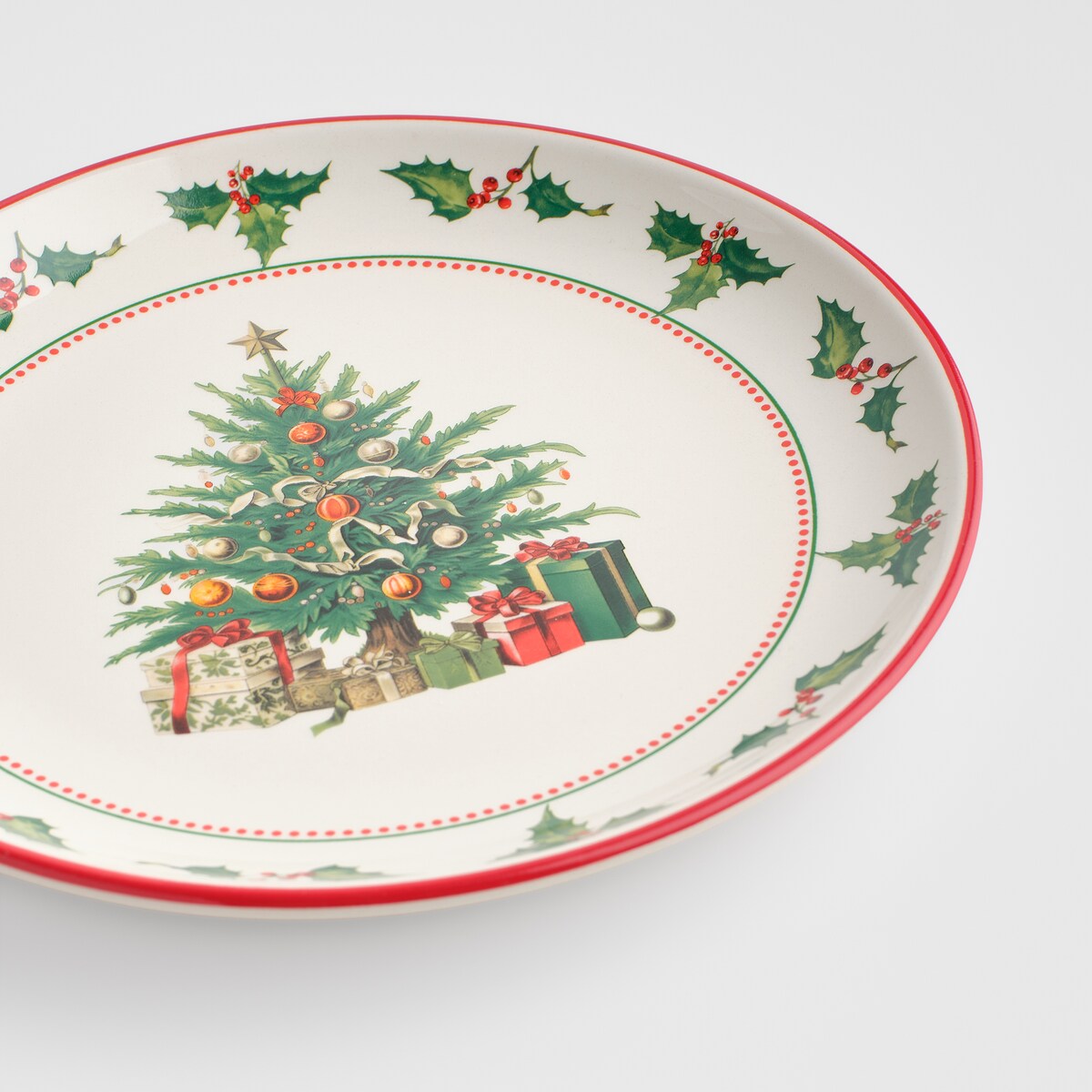 Talerz Deserowy Regalos z motywem choinki