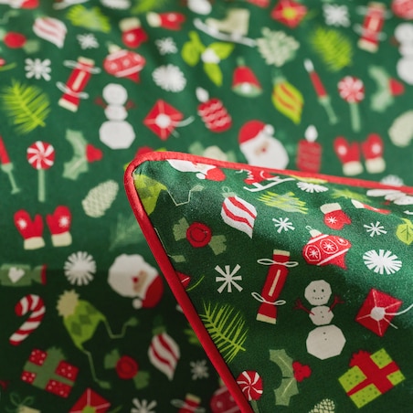 Pościel bawełniana z lamówką Festio 160x200 cm