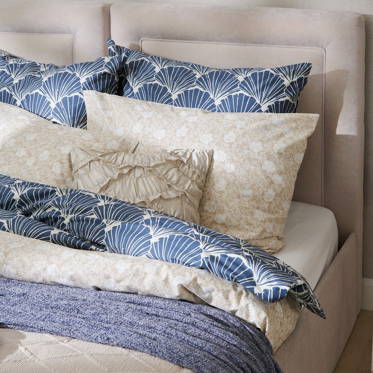 Pościel Bawełniana Muschella 200x220 cm z motywem morskim