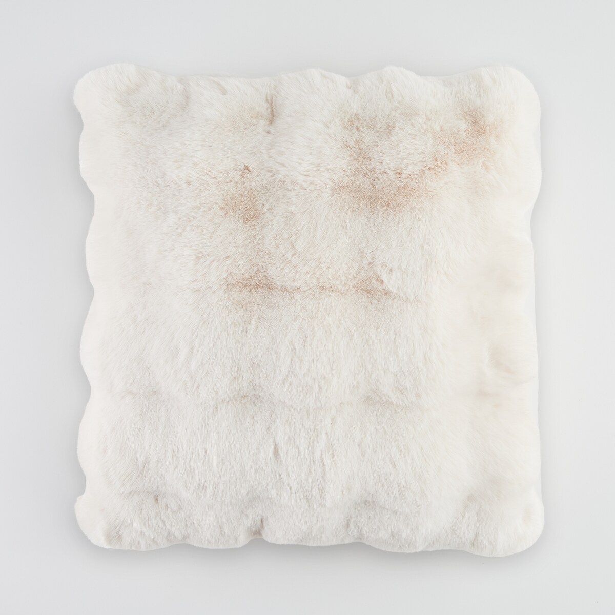 Poszewka Futrzana Bares 45x45 cm w kratę