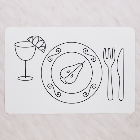 Podkładka Dwustronna Teguera z motywem kulinarnym