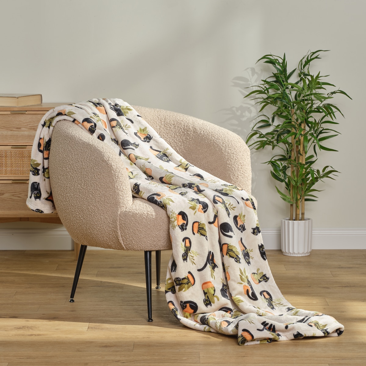 Drukowany koc Purrpot 150x200 cm