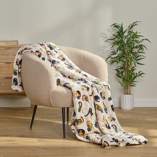 Drukowany koc Purrpot 150x200 cm