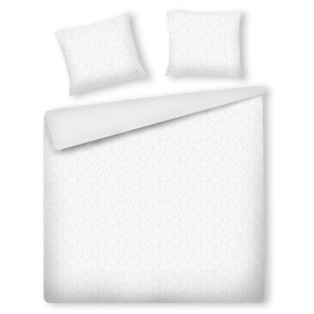 Pościel z bawełny satynowej Lorianna 200x220 cm z motywem roślinnym