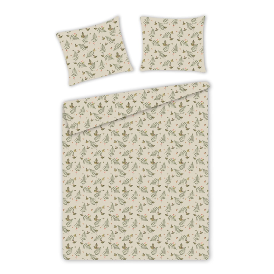 Pościel Bawełniana Shroomsis 160x200 cm z motywem grzyba