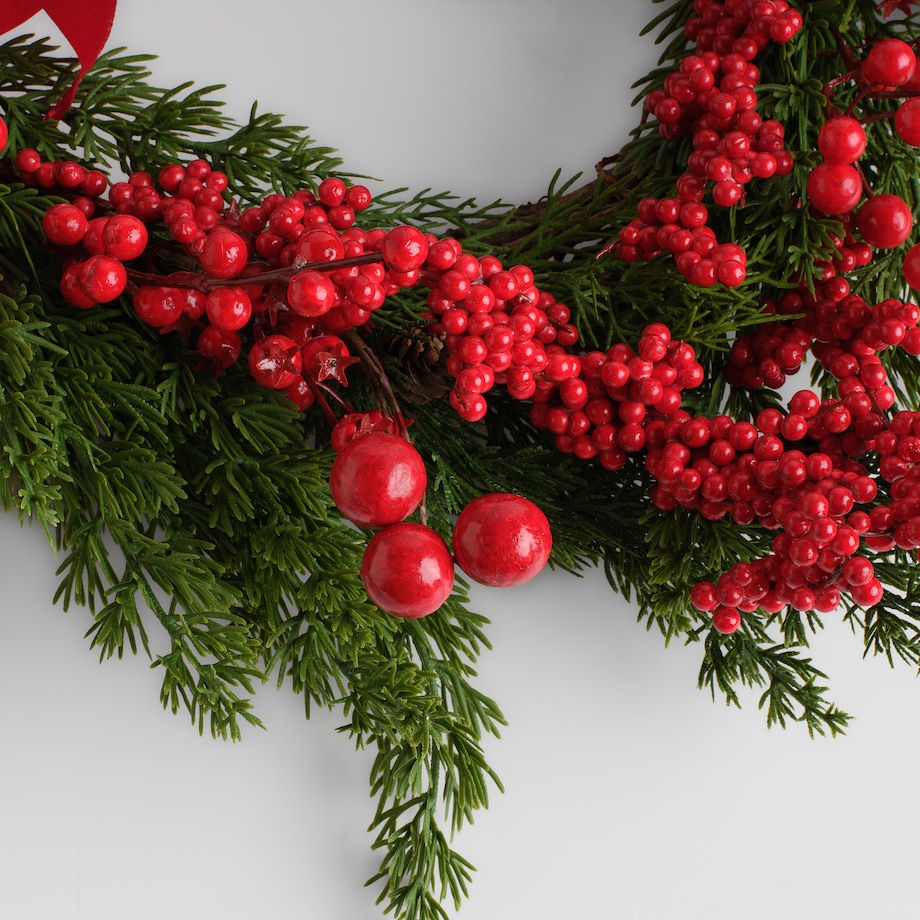 Wianek Inge z motywem roślinnym