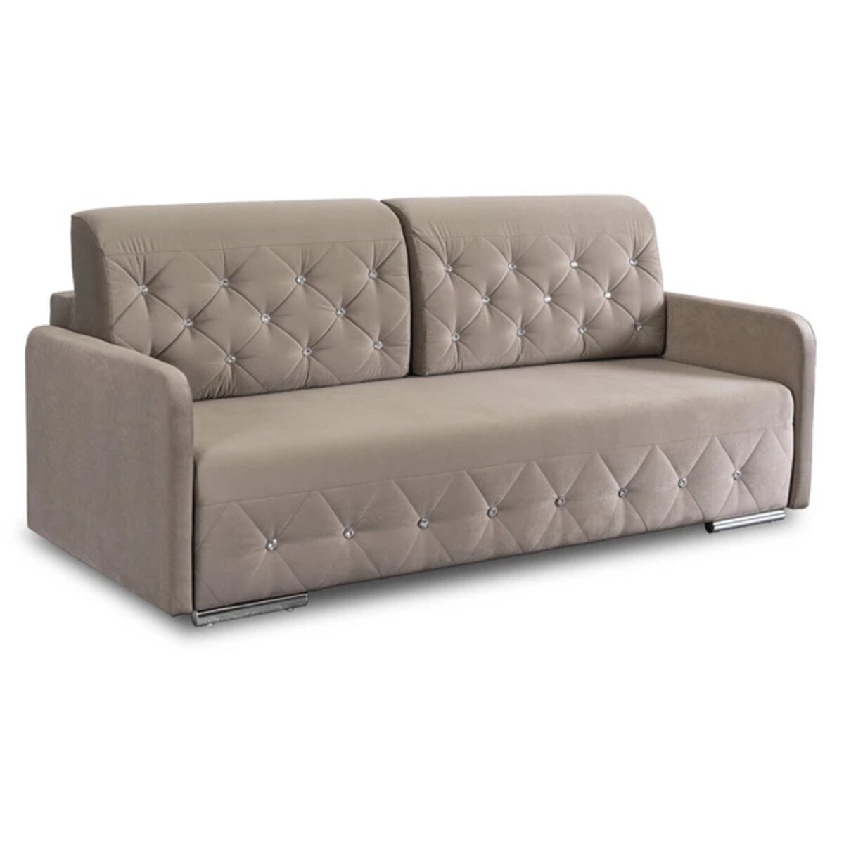 Sofa Kanapa Rozkładana z Funkcją Spania Wersalka Glamour VIVO