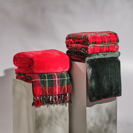 Jednokolorowy koc Floss 150x200 cm