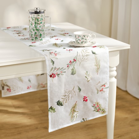 Bieżnik Haftowany Hollyn 35x180 cm