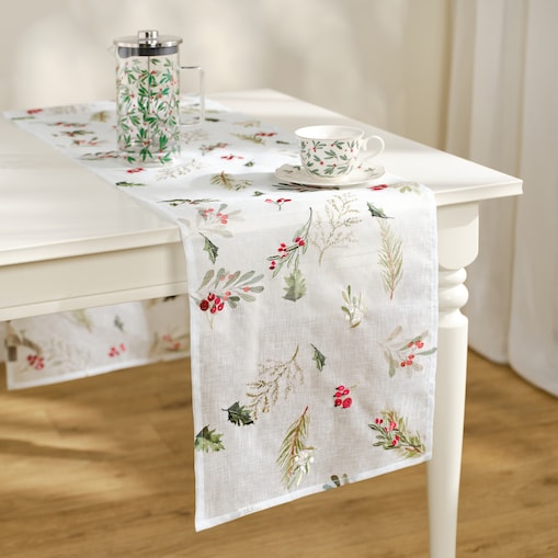 Bieżnik Haftowany Hollyn 35x180 cm