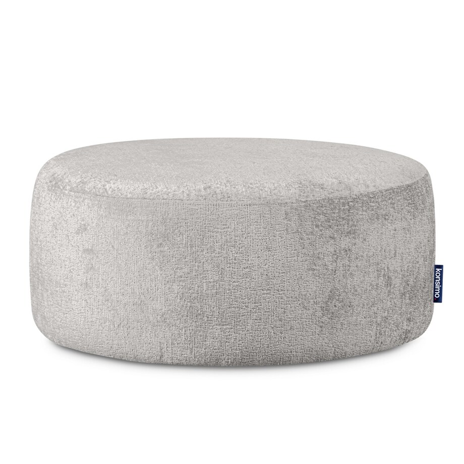 KONSIMO RAGGI Puf obrotowy popielaty