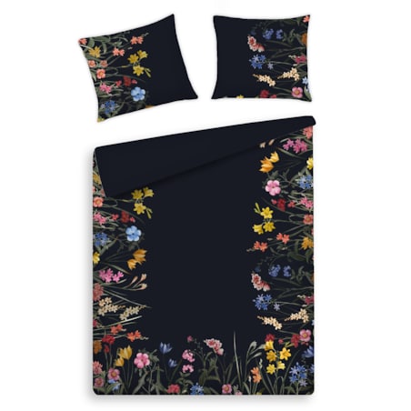 Pościel z bawełny satynowej Grelo 160x200 cm z motywem kwiatowym
