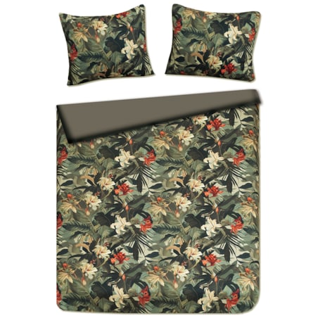 Pościel Z Mikrofibry Manuca 160x200 cm z motywem tropikalnym