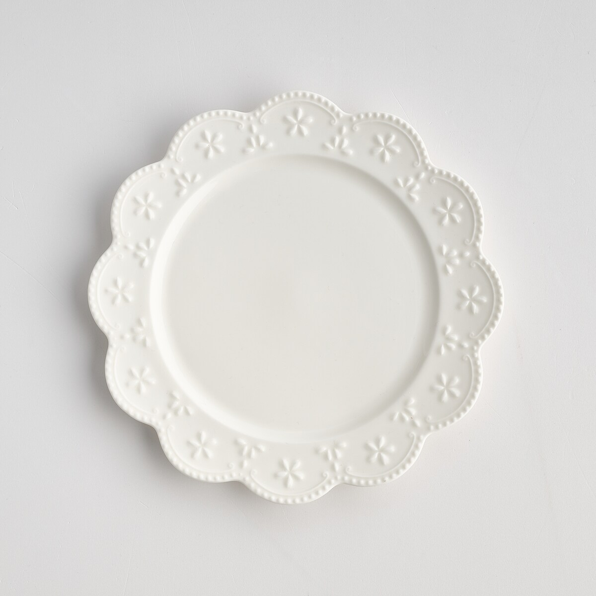 Talerz Deserowy Lace z motywem kwiatowym