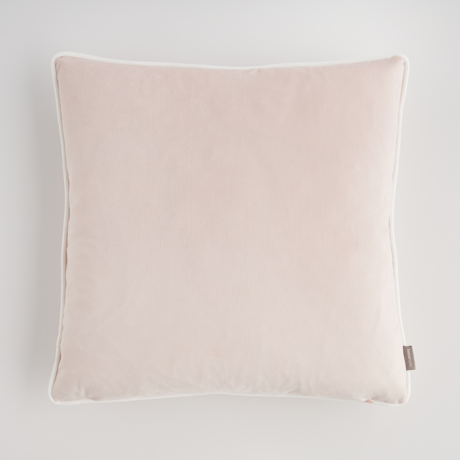 Poszewka Haftowana Broseley 45x45 cm z motywem kwiatowym