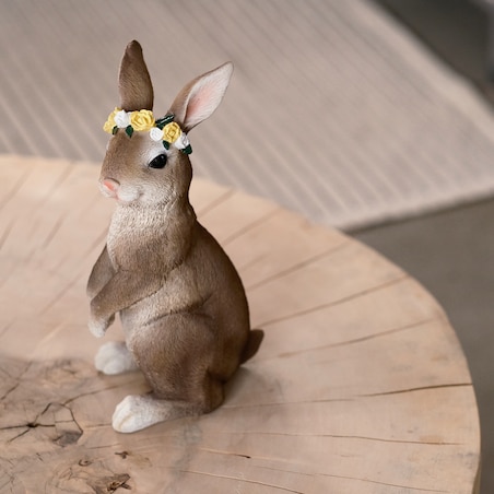 Figurka Flowerita z motywem królika
