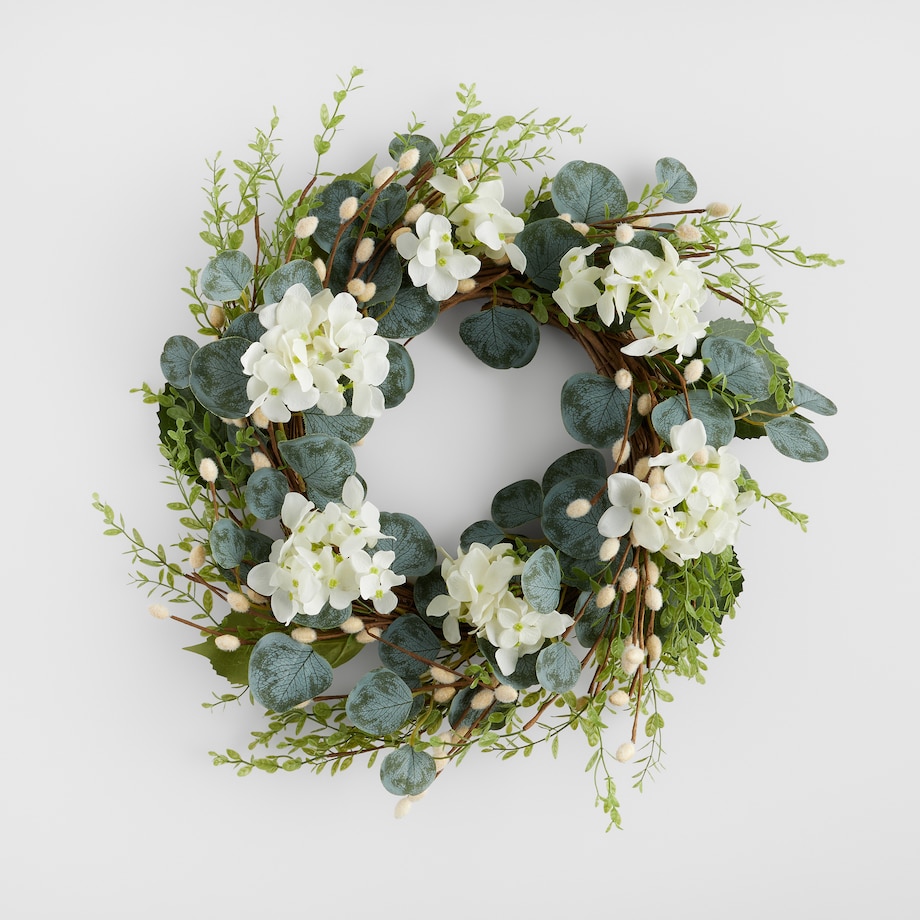 Wianek Motheosi z motywem kwiatowym i baziami