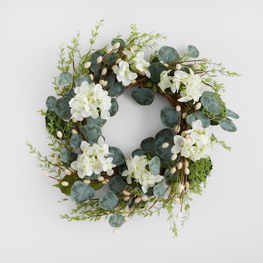 Wianek Motheosi z motywem kwiatowym i baziami