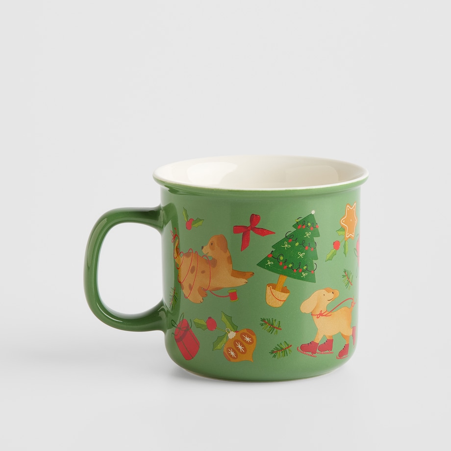 Kubek Dogimas z motywem zwierząt leśnych