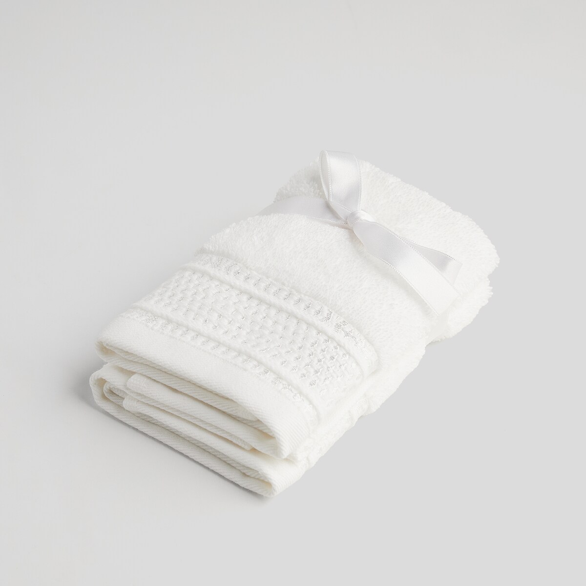 Komplet 2 szt. ręczników z bawełny egipskiej do twarzy lub do rąk Destellito 30x30 cm