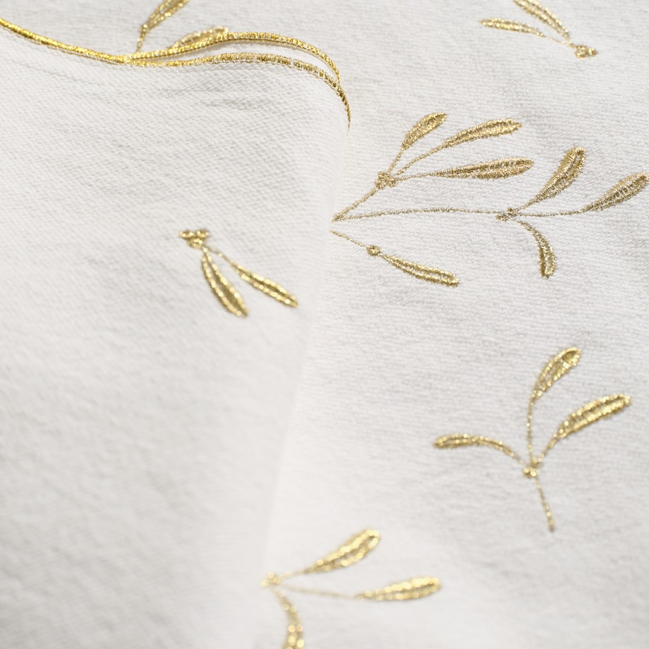 Bieżnik Vishiosi 40x180 cm z motywem roślinnym