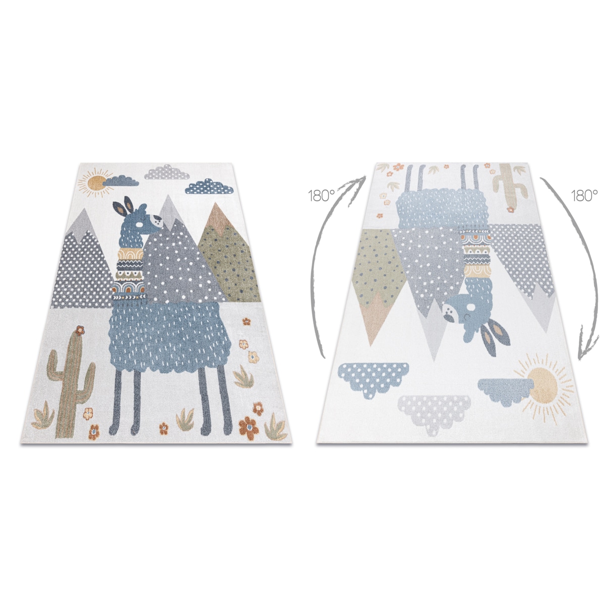 Dywan BONO 8275 Lama kremowy / jasny szary 120x170 cm