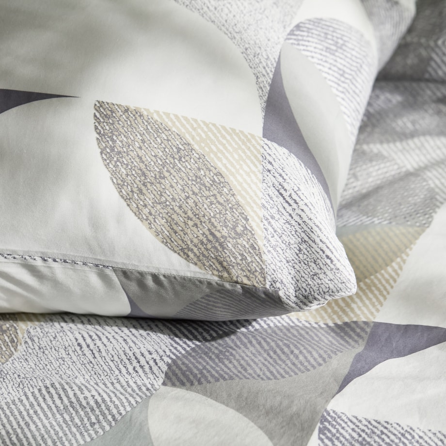 Pościel z bawełny satynowej Monetesi 160x200 cm z motywem abstrakcyjnym