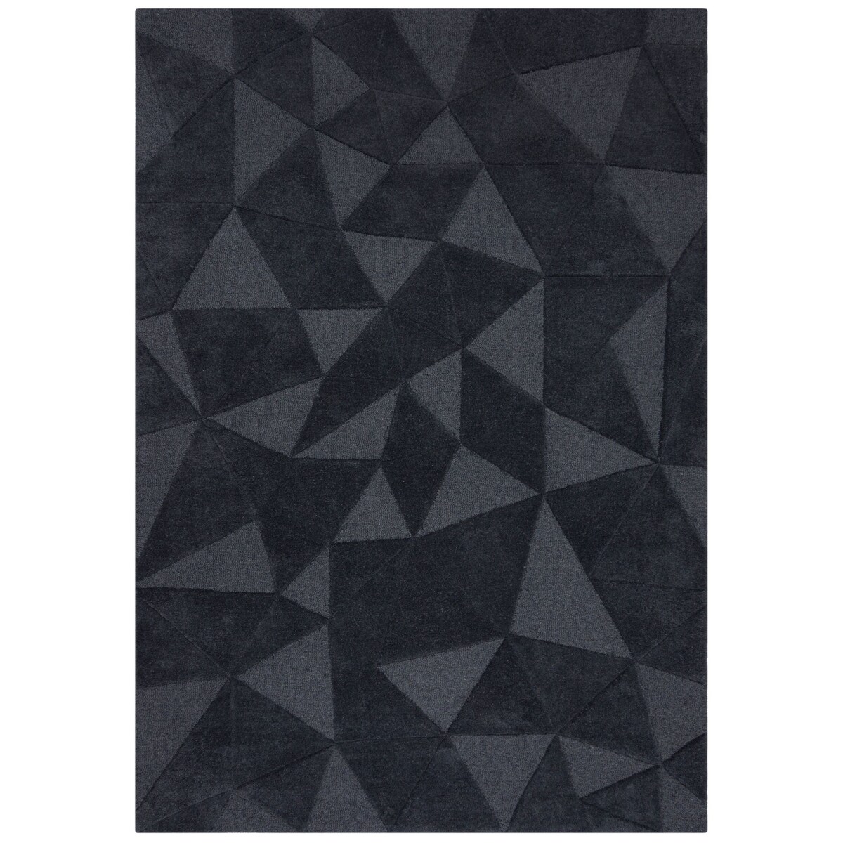 Dywan Wełniany Moderno Shard Charcoal 200x290