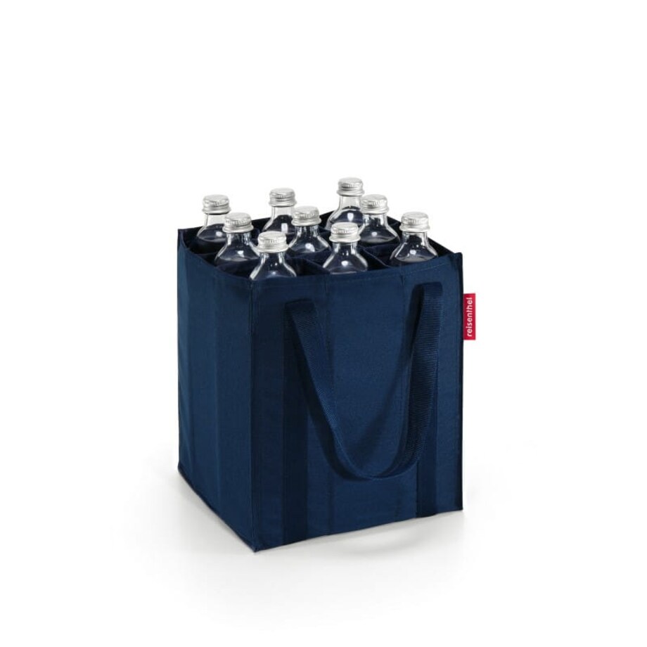 Torba bottlebag dark blue - poliester, 9 x 1 l