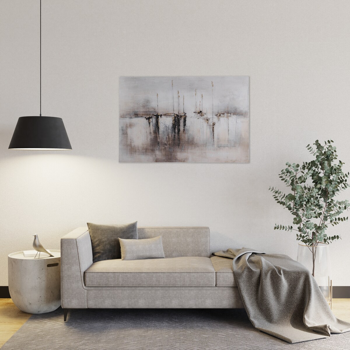 Ręcznie zdobiony obraz pejzaż casanova 80x120