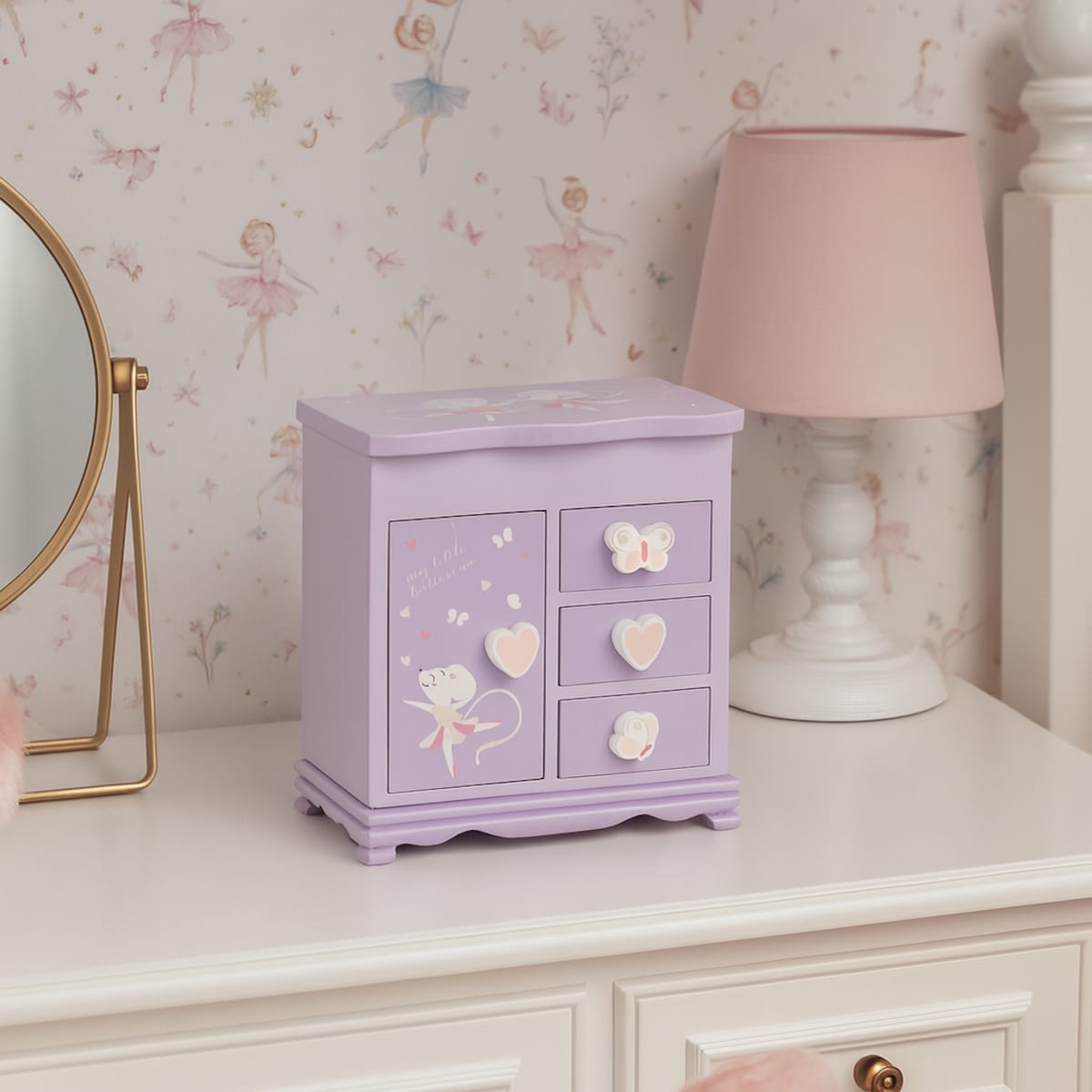 Szkatułka Na Biżuterię Betty 18x10 cm z motywem zwierzęcym